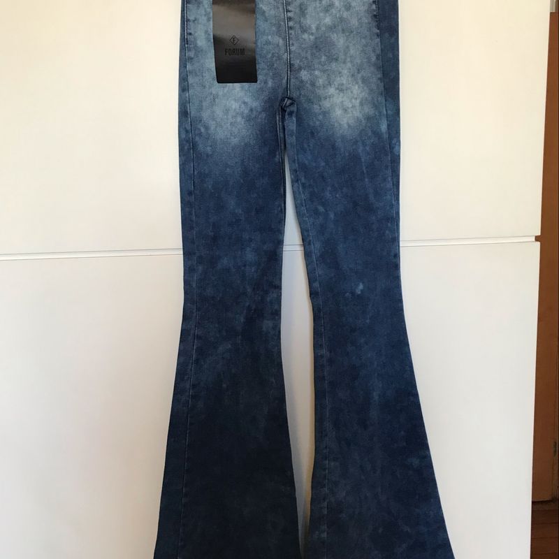 Calça jeans best sale flare forum