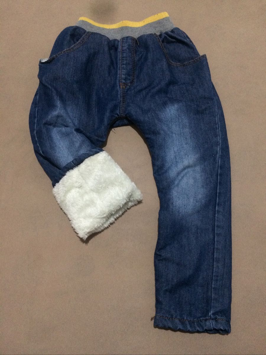 calça infantil forrada