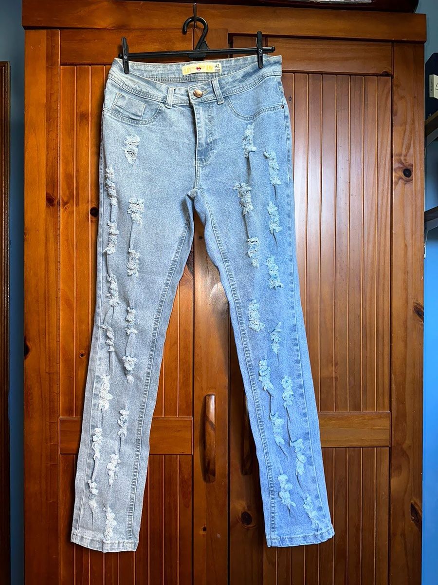 Cal a Jeans Glam Jeans Caedu 42 Cal a Feminina Caedu