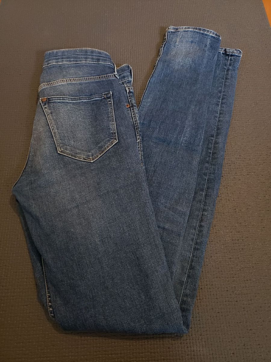 Cal a Jeans  H  m  Denim Tamanho 32 Skinny Azul Cal a 