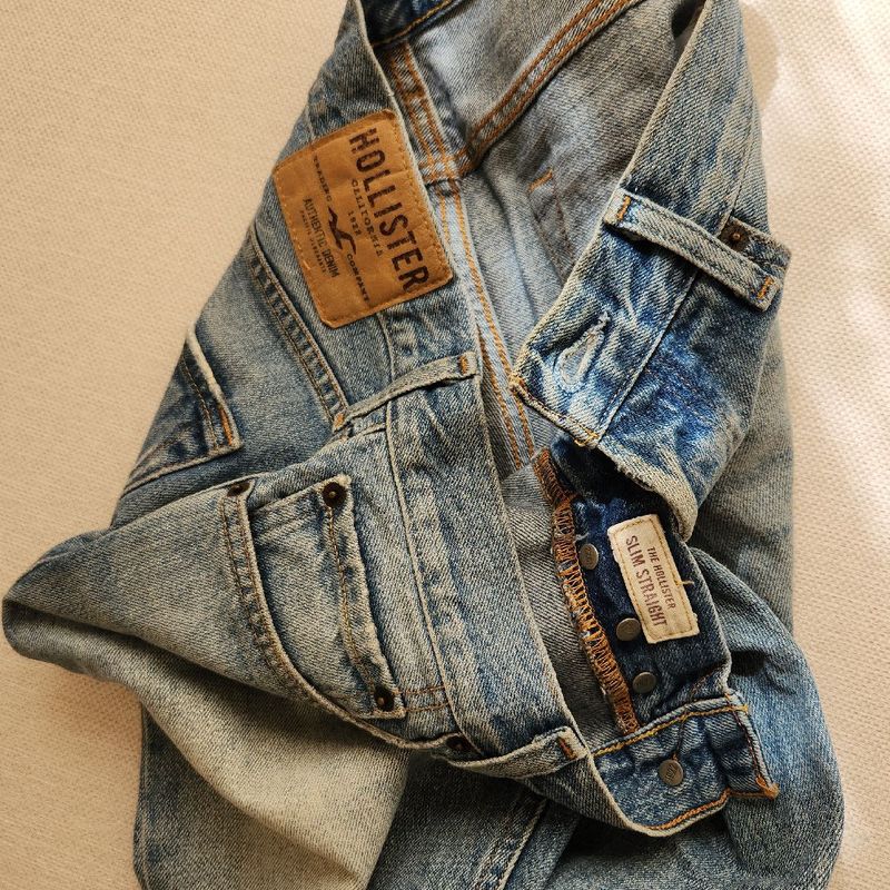 Calca jeans deals hollister