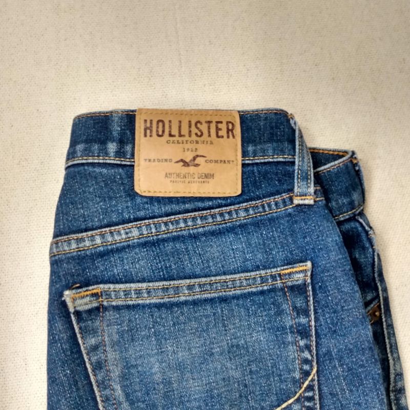 Calça jeans best sale masculina hollister