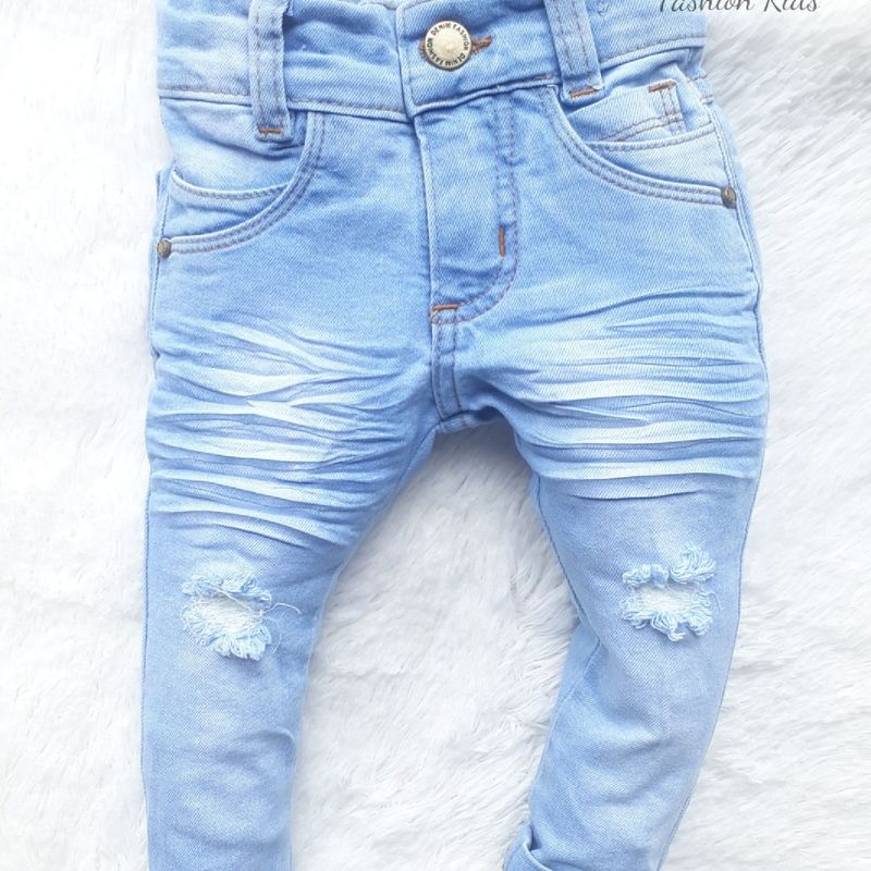 Calça jeans para hot sale recem nascido masculino