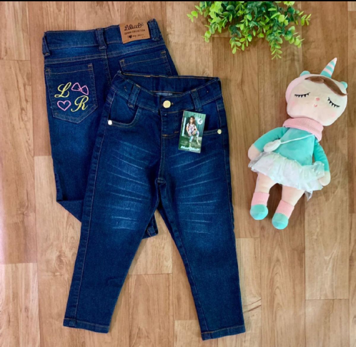 Calça jeans para bebe de best sale 2 anos