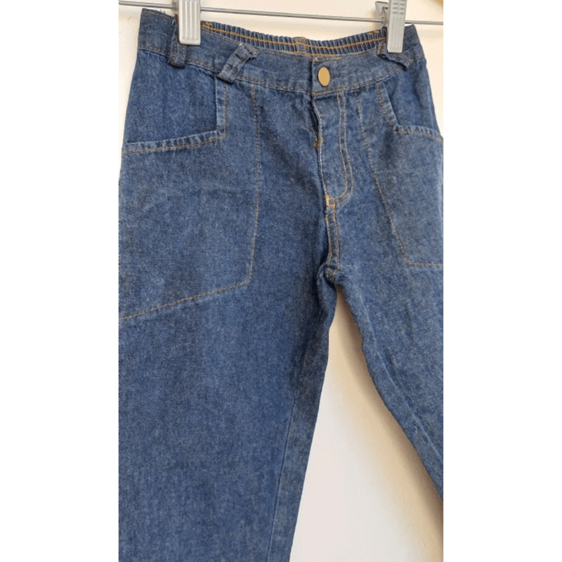 Calça Jeans Infantil Menina Azul Escuro. Tam.6.