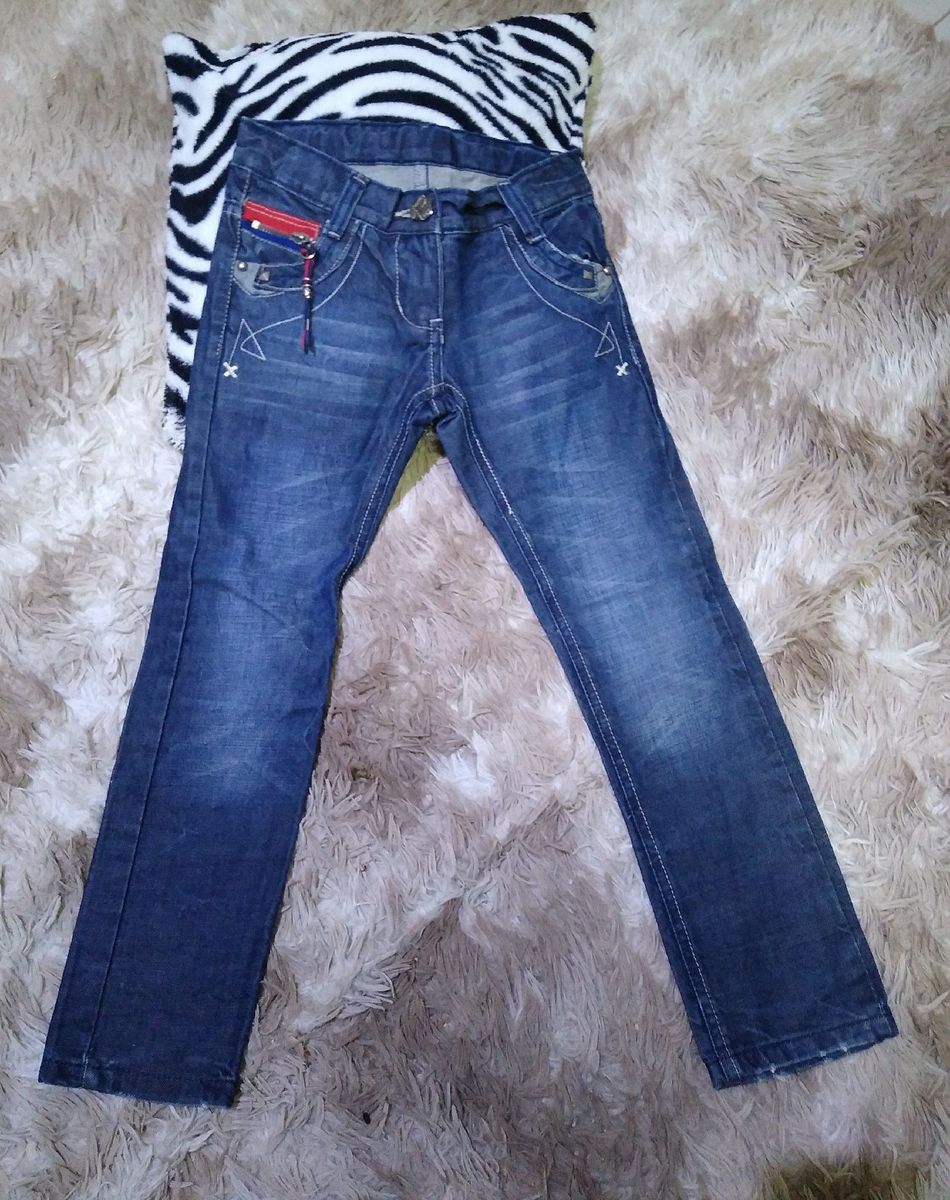 calça jeans infantil menina