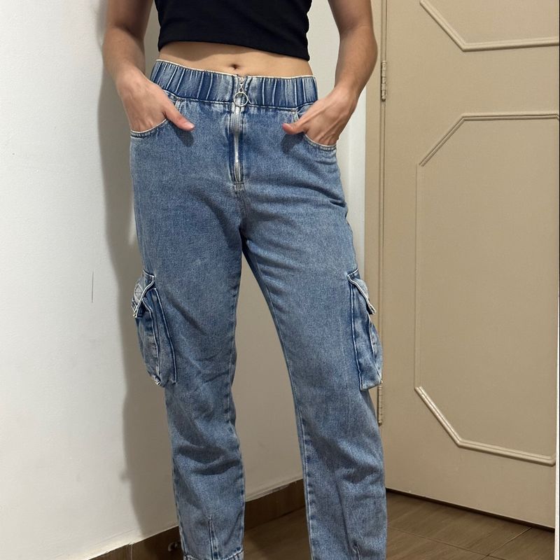 Calça jogger store jeans feminina renner