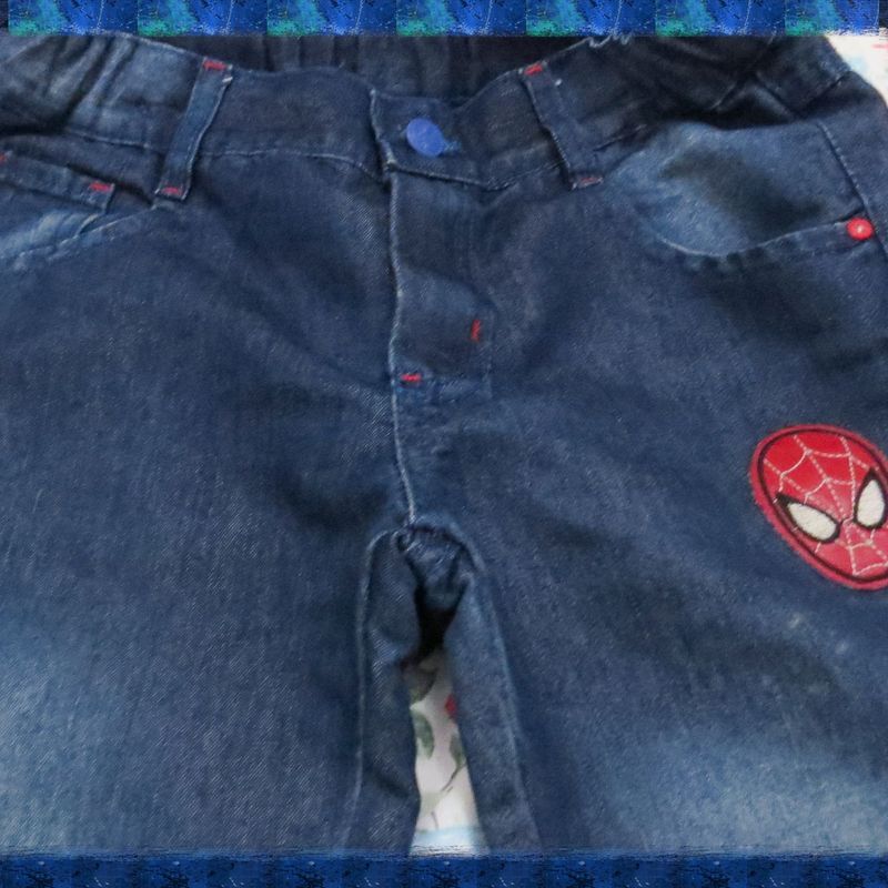 Calça Jeans Homem Aranha