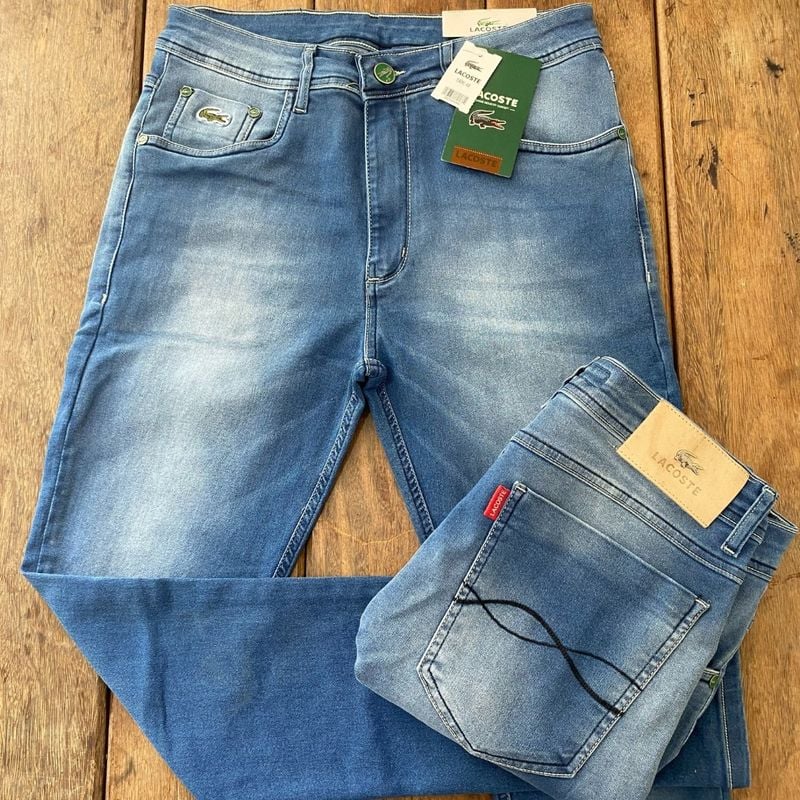 Calça Jeans Lacoste 40 com Leve Defeito Calça Masculina Lacoste