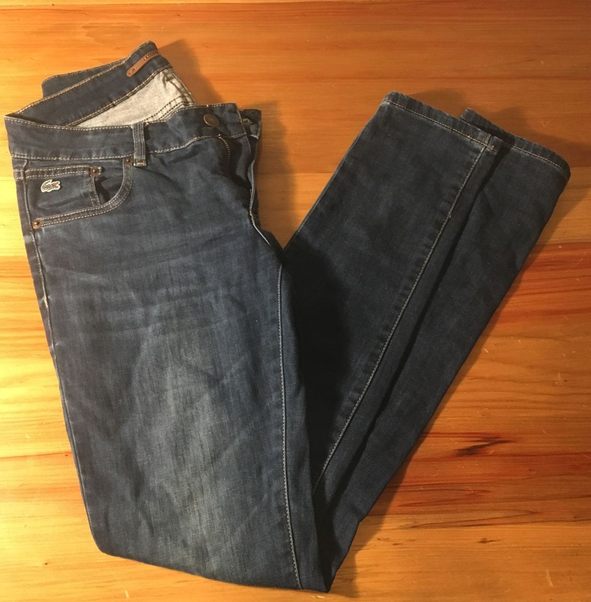calça jeans feminina lacoste