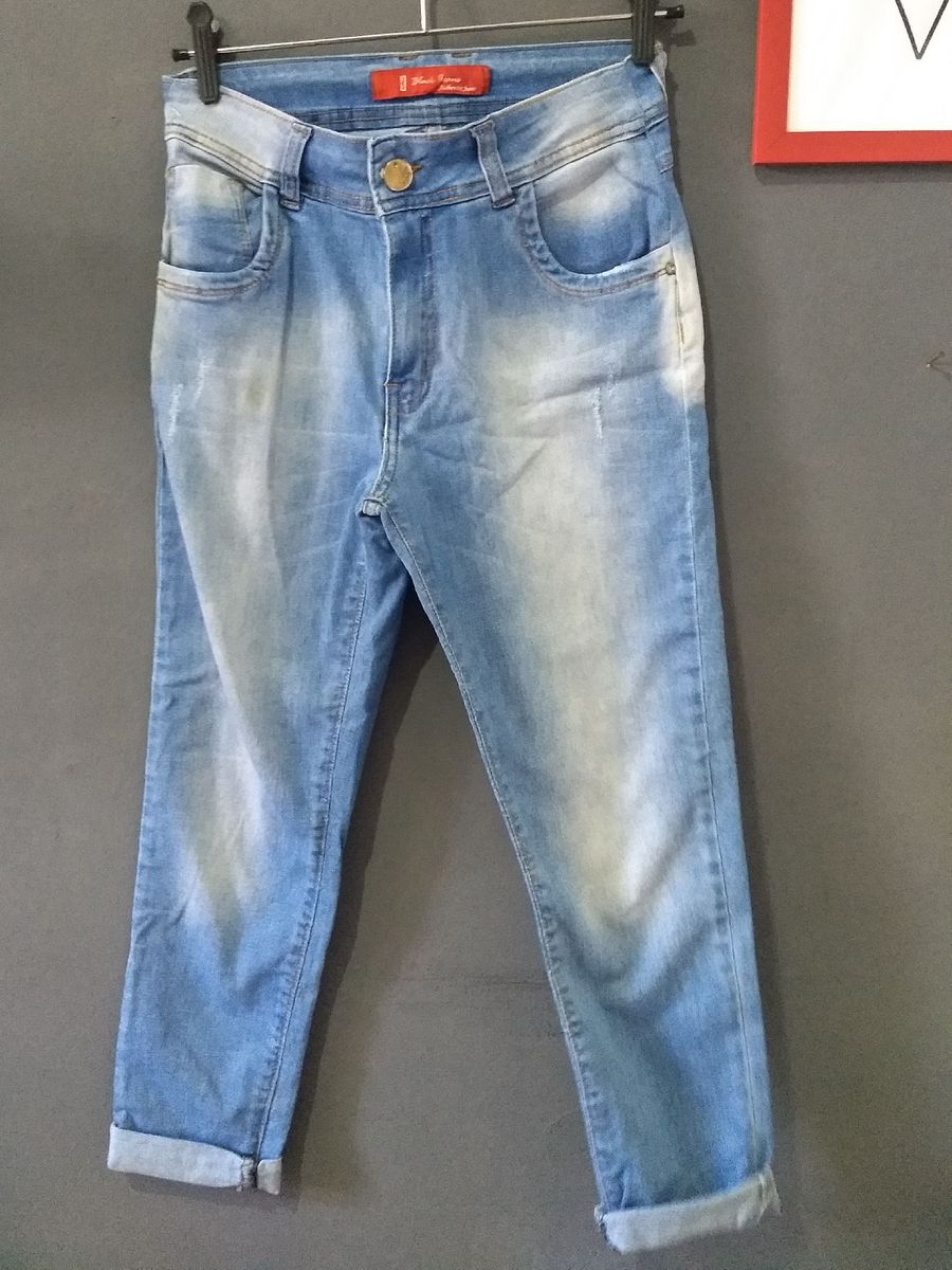 calça jeans feminina larguinha