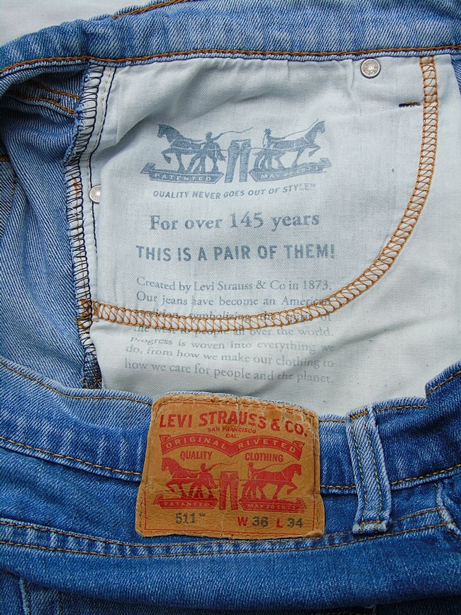 Calca Jeans Levi S 511 W36 L34 Slim Levi S Usado 106197964 enjoei