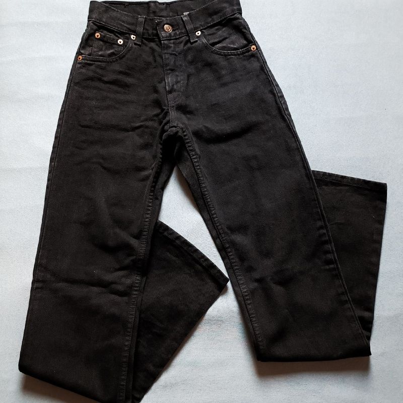 Cal a Jeans Levi s 522 Preta Nova Cal a Feminina Levi s Nunca Usado 77716447 enjoei