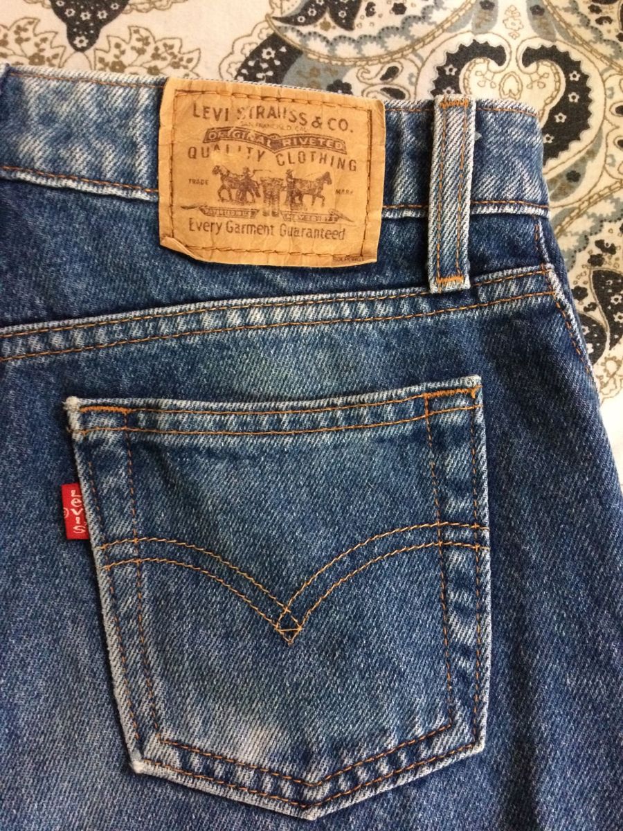 calça jeans vintage levis