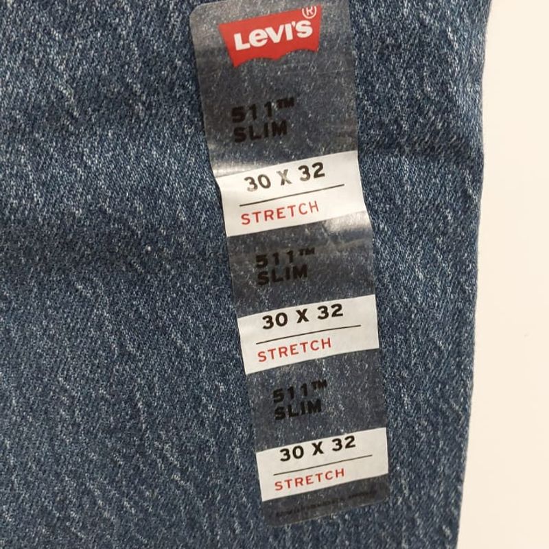 Calça Jeans Levis 511 Nova Importada Tam 30x32 Eua/ 38 Br Calça