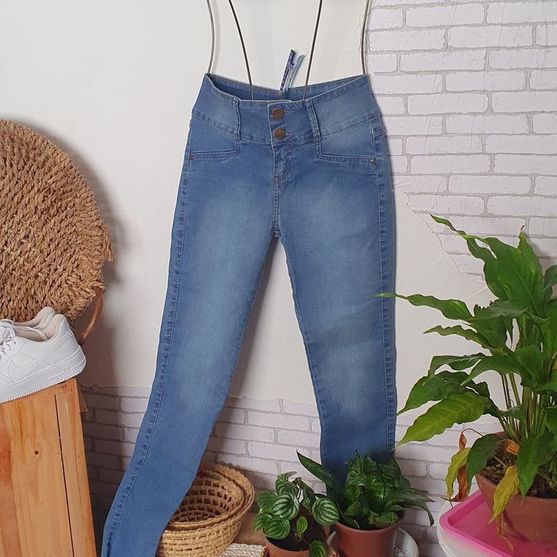 Cal a Jeans Marisa Azul Clara Tamanho 38 Nova Nunca Usada Cal a