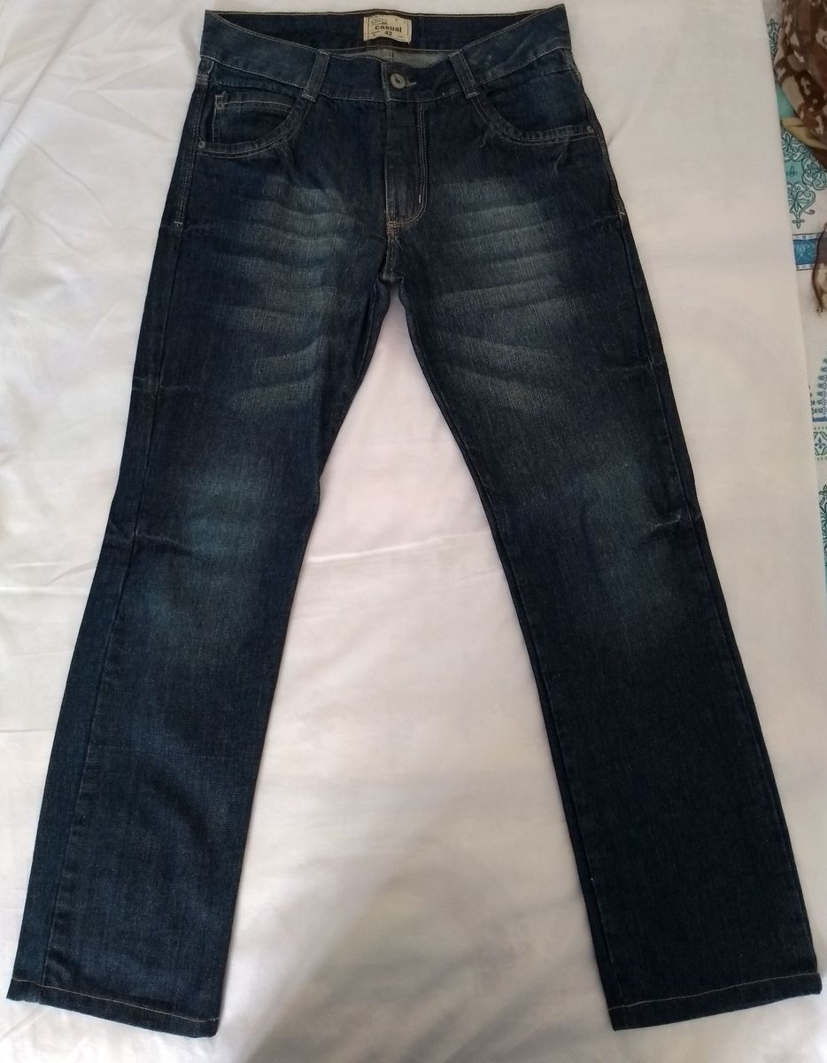 calça jeans casual masculina