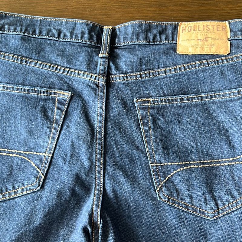 Calça Jeans Masculina Adulto, Hollister, Tam 44 Skinny