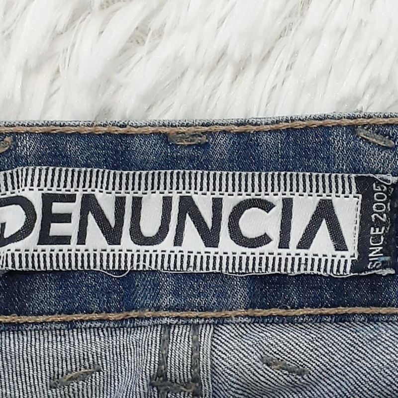 Calça Jeans Masculina Azul Escuro Acinzentado Calça Masculina Denuncia  Usado 88963764 enjoei