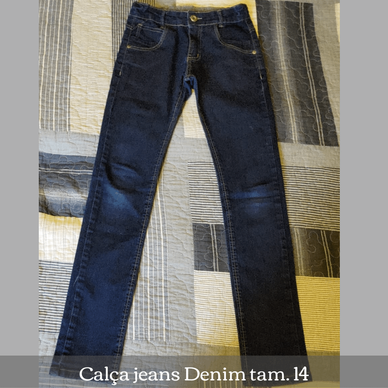 Calca jeans hot sale tamanho 14