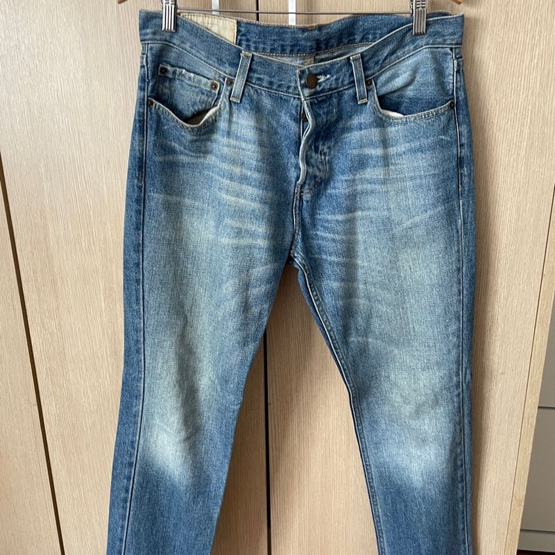 Calça Jeans Masculina Hollister California Azul Médio Hollister