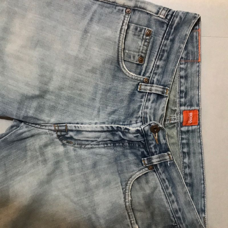 Calça jeans masculina hugo hot sale boss