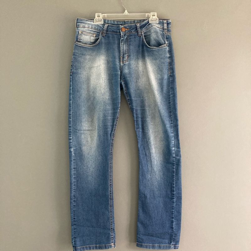 Calça jeans fashion m officer masculina