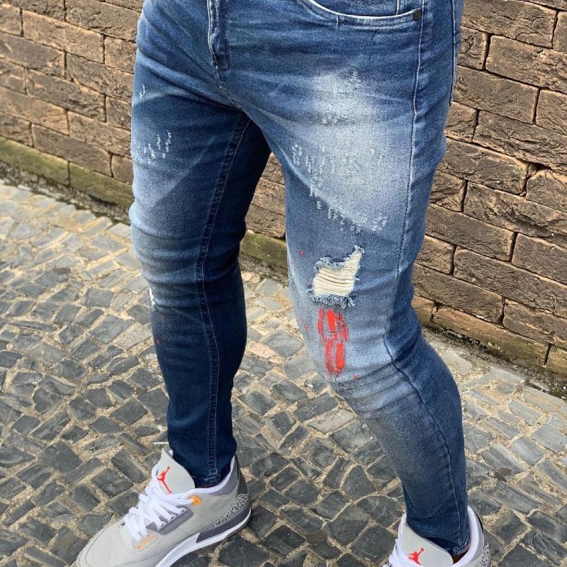 Calça Jeans Masculina Personalizada Colin Nunca Usado 72045209 - Main Image