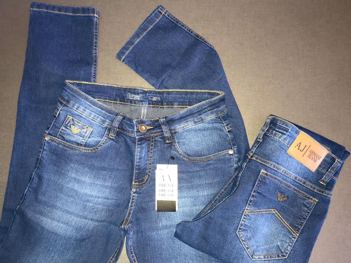 calça jeans armani