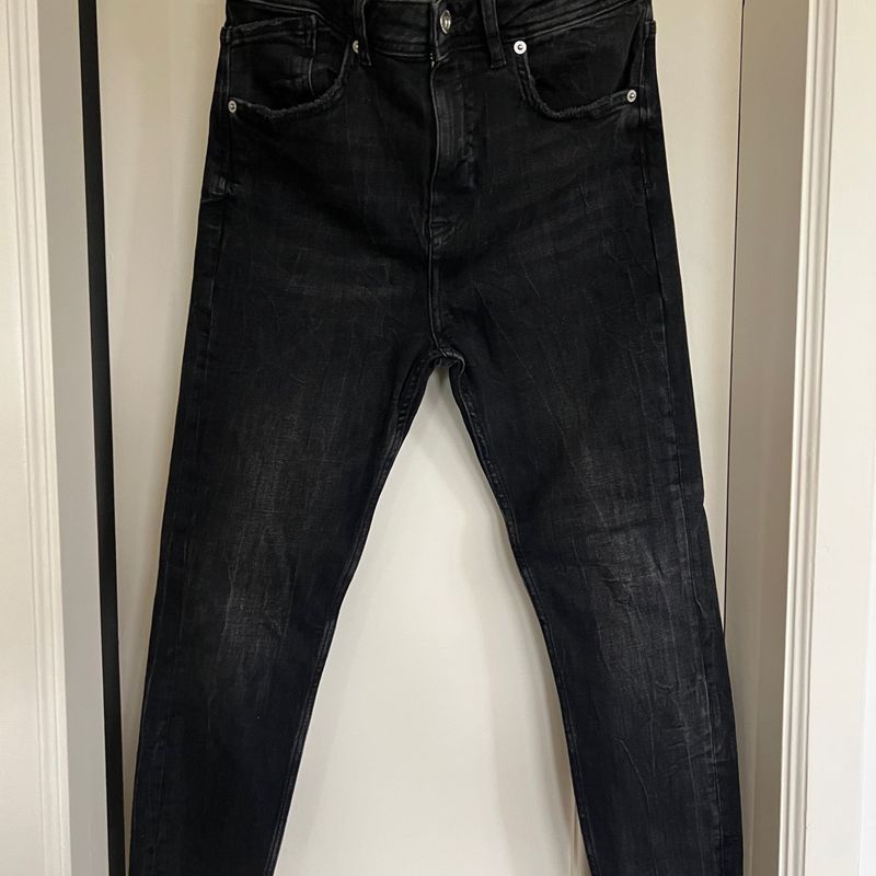 Calça Jeans Masculina Skinny Marca Zara Calça Feminina Zara Usado  91891017 enjoei