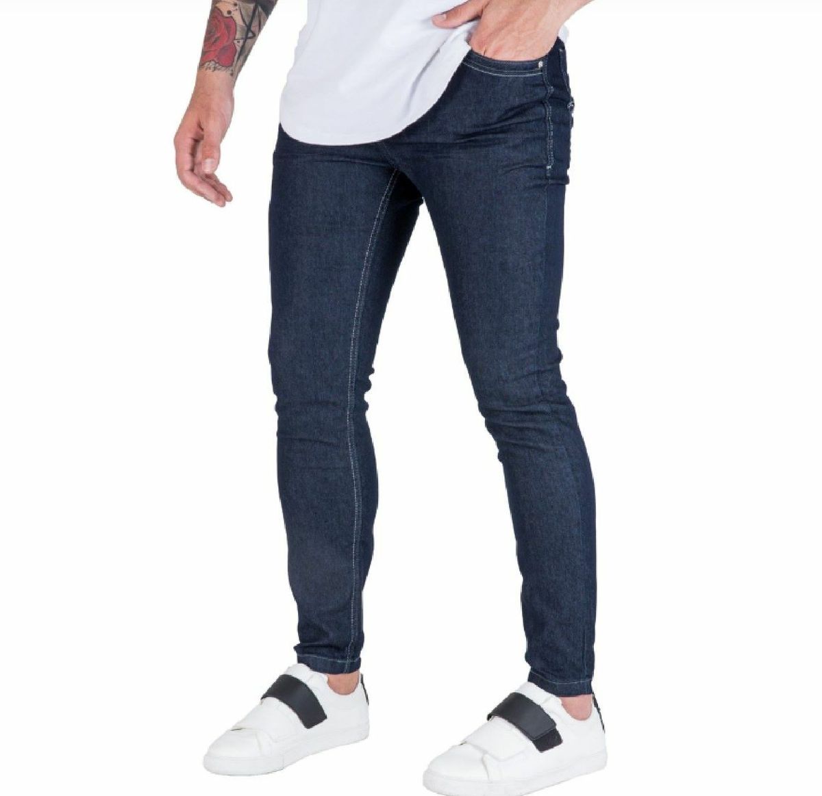 calças jeans masculina slim