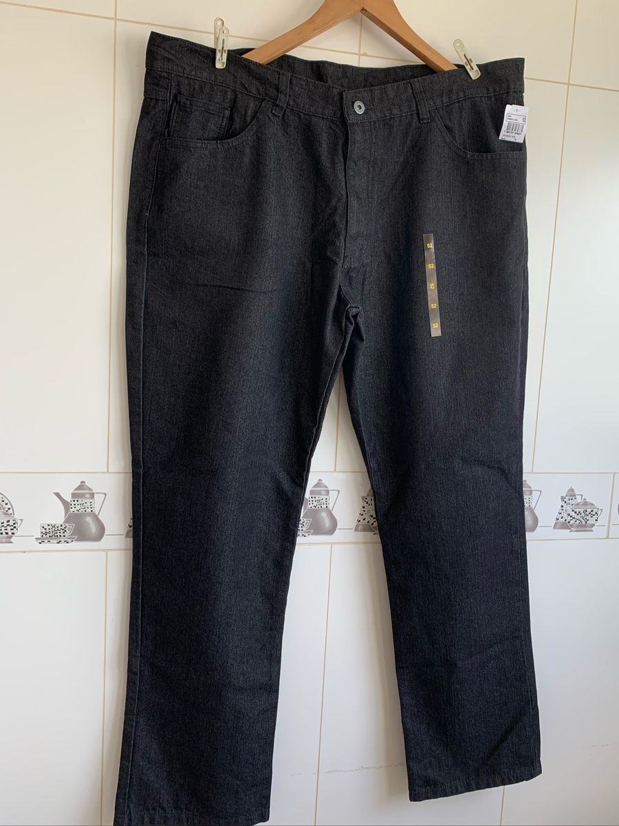 calças jeans masculina tamanho 52