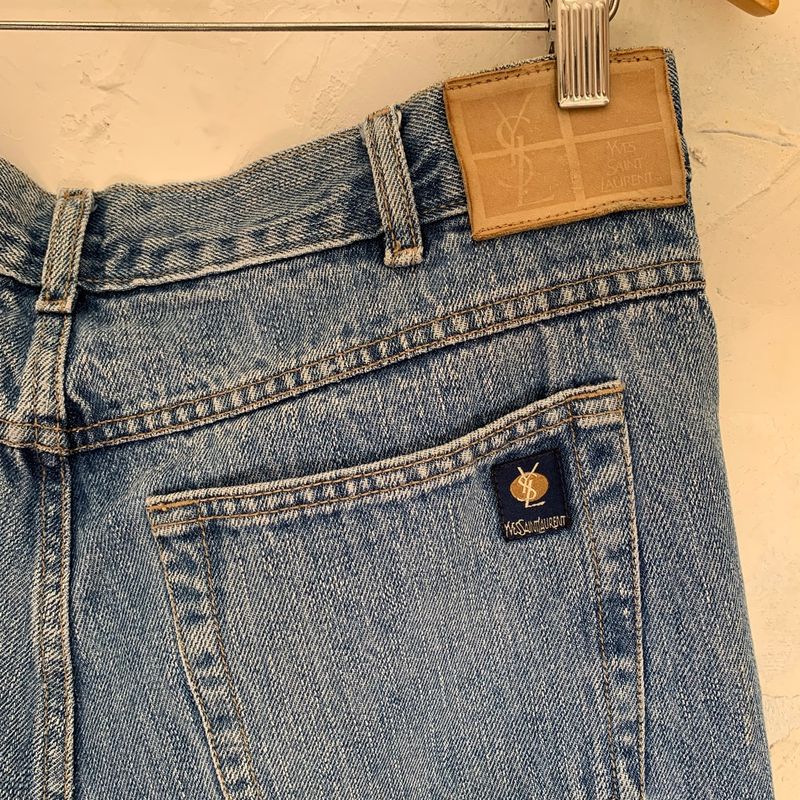 Yves saint sale laurent calças jeans