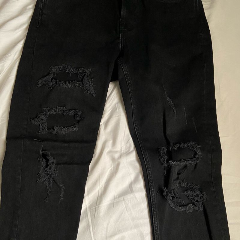 Calça jeans sale rasgado masculino zara