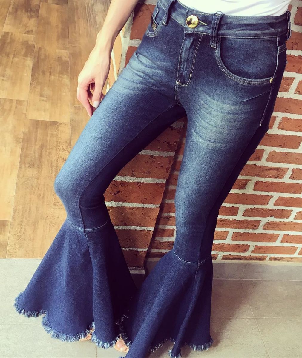 calça jeans caccau cintura alta