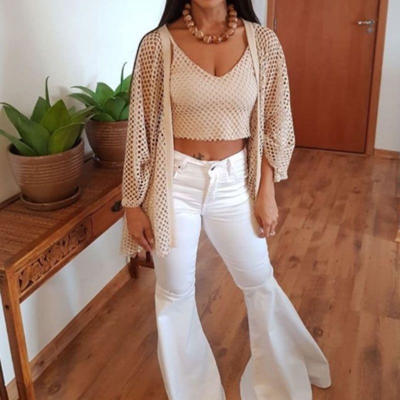 Calça mega best sale flare jeans