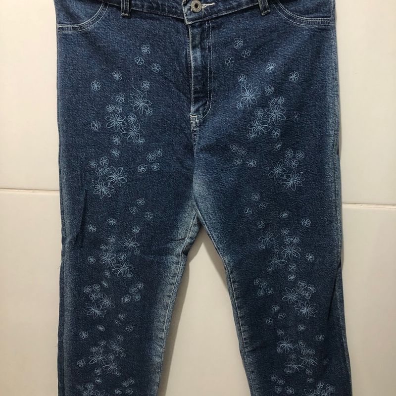 Calça meia best sale perna jeans