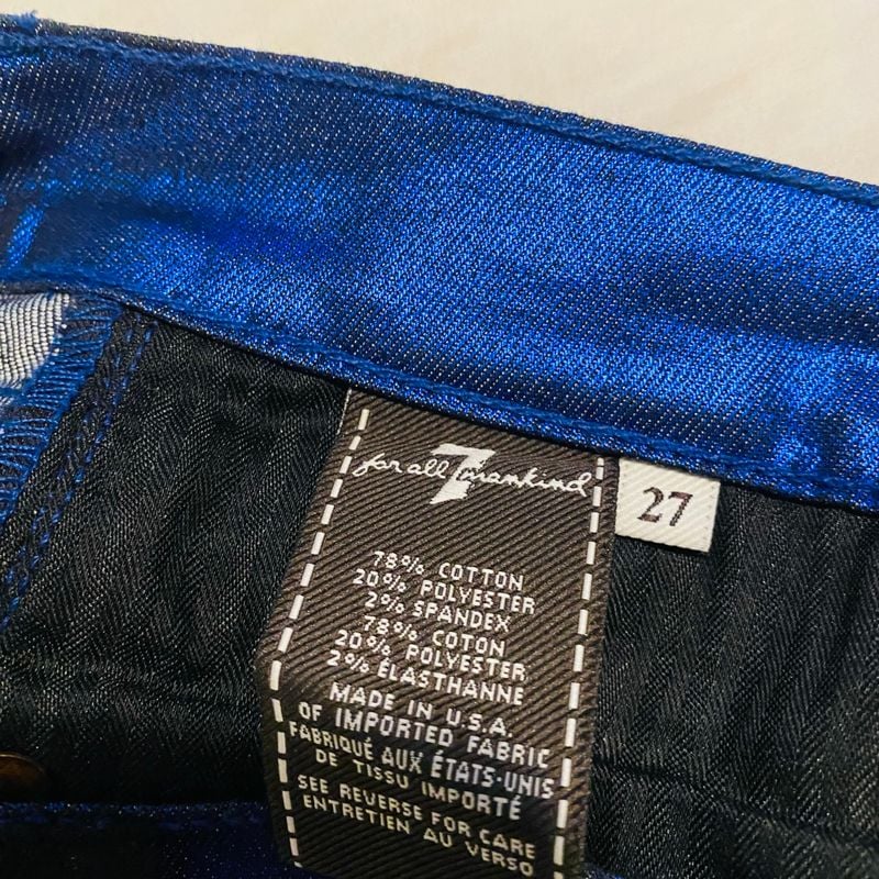 Calça Jeans Metalizada Marca Nunca Foi Usada! Mais Linda