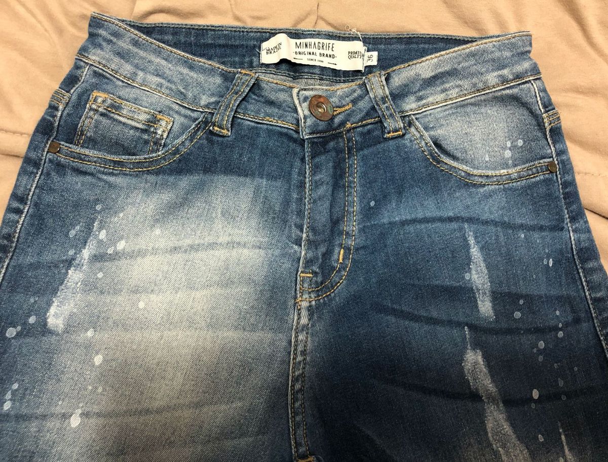 calça jeans de grife