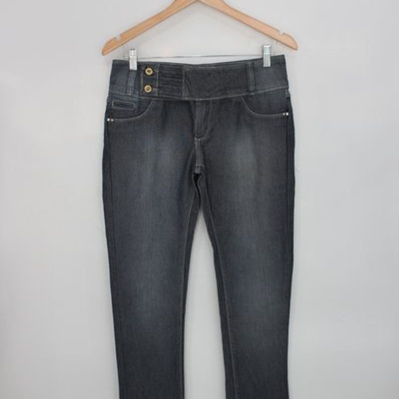 Calça Jeans Mix Jeans Feminina Cinza