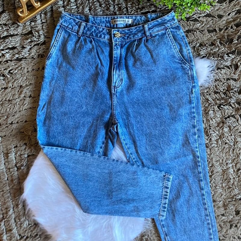 Calça Mom Jeans  Calça Feminina Top Jeans Nunca Usado 77697670