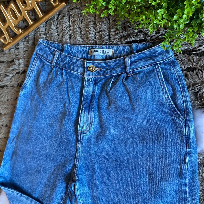 Calça Mom Jeans  Calça Feminina Top Jeans Nunca Usado 77697670