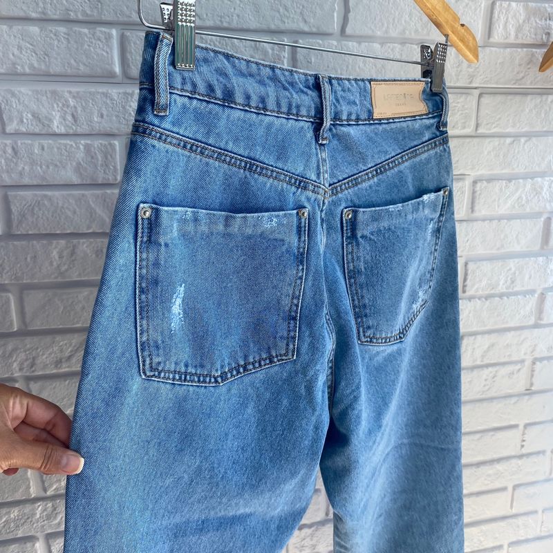 Calça Mom Jeans  Calça Feminina Top Jeans Nunca Usado 77697670