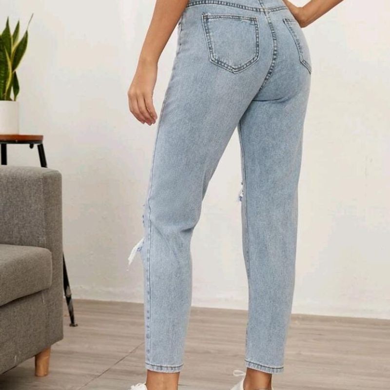 Calça Mom Jeans  Calça Feminina Top Jeans Nunca Usado 77697670