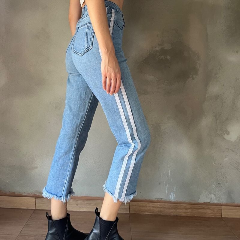 Calça jeans best sale retro cintura alta