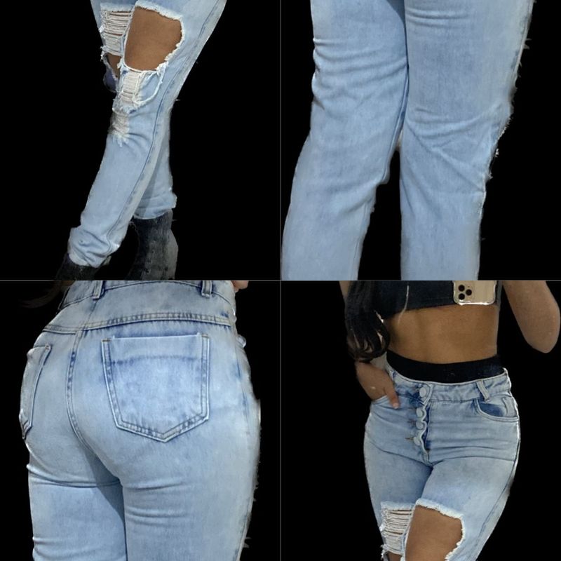 Calça Mom Jeans  Calça Feminina Top Jeans Nunca Usado 77697670