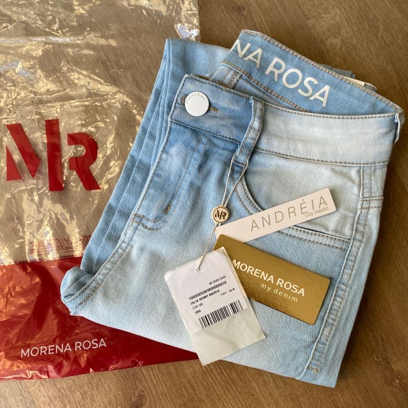 Calça morena 2024 rosa jeans