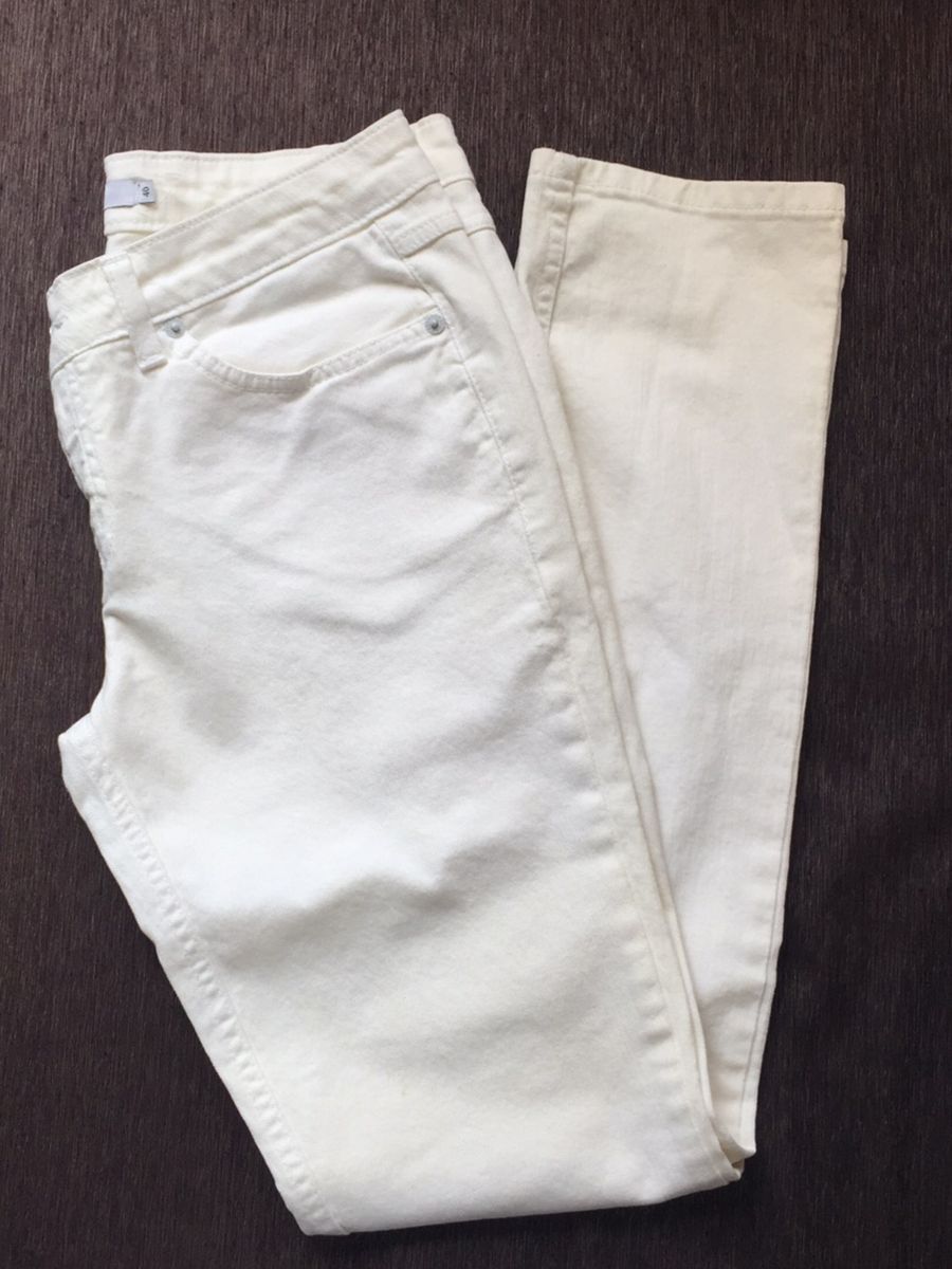 calça jeans cru feminina