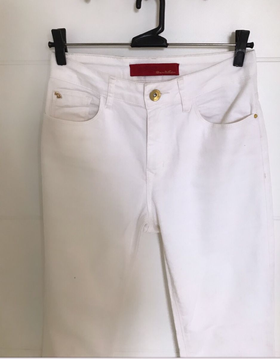 calça jeans off white feminina