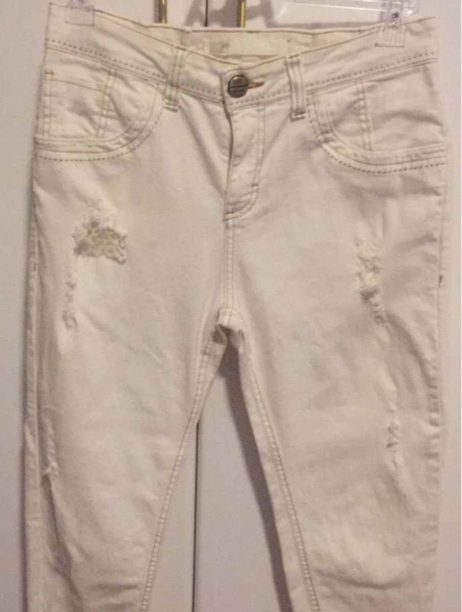 calça jeans off white feminina